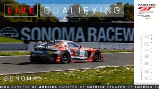 LIVE  Qualifying  Sonoma Raceway  Fanatec GT World Challenge powered by AWS 2024 [upl. by Doone]