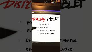 Display Tablet or Drawing Tablet Which is Better ✍🏽🤨 art digitalart shorts [upl. by Alaj]