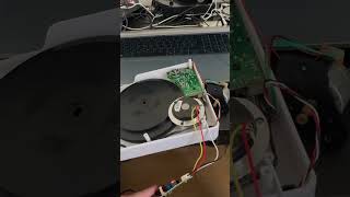 Gakken toy record maker at 10000RPM with HDD motor D [upl. by Eenerb]