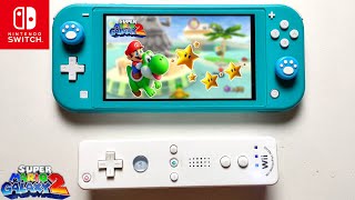 Super Mario Galaxy 2 Starshine Beach Galaxy On Nintendo Switch Lite [upl. by Solhcin635]