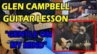 Gentle On My Mind  Glen Campbell  Acoustic Guitar Lesson easy  ish [upl. by Kamat]