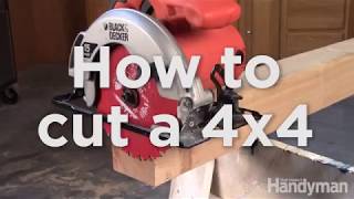 How to Cut a 4x4 [upl. by Dralliw632]