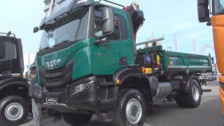 Iveco TWAY AD190T35WP HMF Meiller Tipper Truck 2023 Exterior and Interior [upl. by Elana]