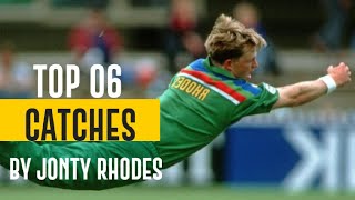 top 6 best catches by Jonty Rhodes  best fielding performance 💫 [upl. by Aieki503]