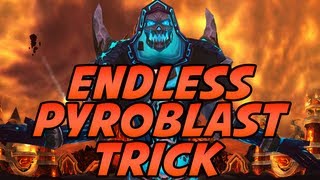 Fire Mage Endless Instant Pyroblast Trick Explanation by Cartoonz  Mists of Pandaria [upl. by Vasily]