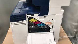 How to Change the Waste Toner  Xerox WorkCentre  6605 [upl. by Ninazan]