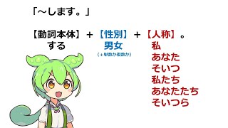 ヒンディー語文法を爆速で伝授するのだ ずんだもん解説 [upl. by Nelo]