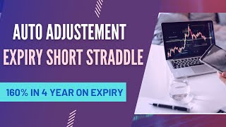 Auto Adjustment FREE Expiry Straddle in 1 Lakh 160 Returns  Algo Trading [upl. by Eaneg253]