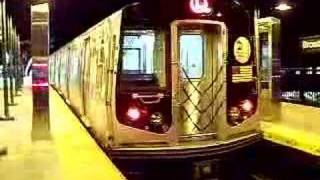 MTA NYCT R143 L Train Entering And Leaving Broadway Junction [upl. by Yelmene]