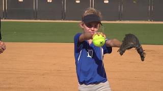 Softball Pitcher Tips How to Have an Effective Arm Swing [upl. by Nairot877]