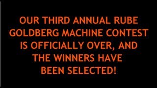 Rube Goldberg Machine Contest 2013 Winners [upl. by Florance]