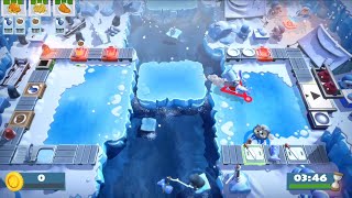 Overcooked All You Can Eat🍳 Overcooked 1 Level 34🧊🐟🍟 [upl. by Adnoluy]