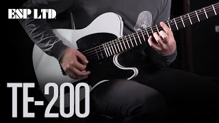 ESP LTD TE200  Demo [upl. by Kobi]