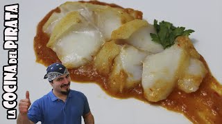 Bacalao con Tomate Skrei  Receta Fácil y Riquisima [upl. by Ghiselin]