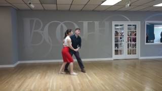 Learn To Lindy Hop In A Day fwdback popout promenade circle charleston dip [upl. by Jacobsohn112]