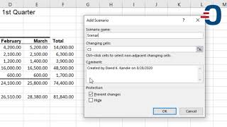 How to use Microsoft Excel Scenario Manager [upl. by Satsoc]