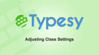 Teaching With Typesy How do I adjust class settings [upl. by Constant]