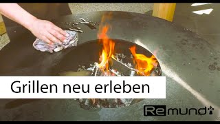 Remundi  ERSTE SCHRITTE  Grill Feuerstelle Lagerfeuer BBQ [upl. by Miguel]