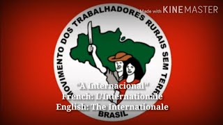 A Internacional  The Internationale Brazilian Portuguese Lyrics amp English Translation [upl. by Haisi]