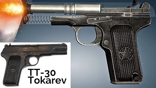 3D Animation How a TT30 Tokarev Pistol works [upl. by Ladnik885]