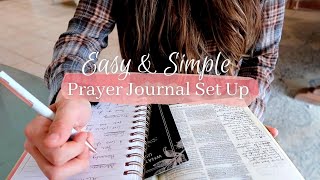 Prayer Journaling for Beginners  How to Start a Simple Prayer Journal Step by Step Walk Through [upl. by Akirdnuhs762]