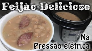 Receita de Feijão Perfeito na panela Pressão Elétrica Britânia [upl. by Ahteres]