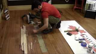 Replacing a Hardwood Flooring Board [upl. by Yulma]