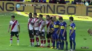 Gol de Riquelme Boca 1  River Plate 1  Torneo Final 2014  Fecha 10 [upl. by Lleder]