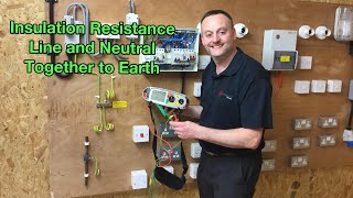 Insulation Resistance Test Includes Line and Neutral Together to Earth and Between Live Conductors [upl. by Ahsinrad]