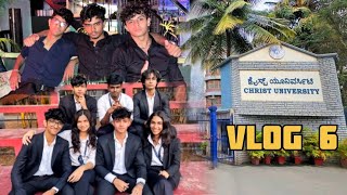 CHRIST UNIVERSITY VLOG  UNI LIFE  Vlog 6 [upl. by Ahsiled]