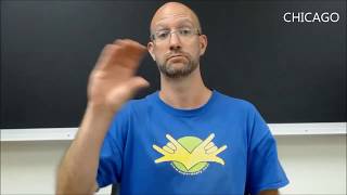 Major US Cities Vocabulary  ASL  American Sign Language [upl. by Leirud]