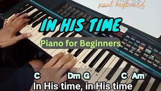 IN HIS TIME  Piano for Beginners [upl. by Shaper]