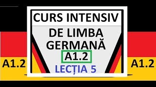 CURS INTENSIV de Limba Germana pentru incepatori  A12  LECTIA 5 [upl. by Parthenia]