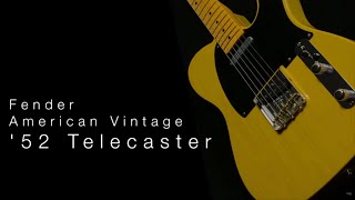 Fender American Vintage 1952 Telecaster • Wildwood Guitars Overview [upl. by Noillimaxam]