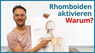 Rhomboiden aktivieren ✅ YogaÜbungen für den oberen Rücken [upl. by Lenoel]