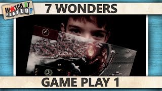 7 Wonders  Game Play 1 [upl. by Winfield555]