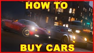 Forza Horizon 4 How to Buy Cars [upl. by Ggerk250]