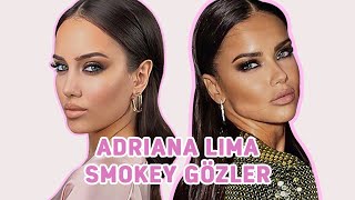 Smokey Gözler Adriana Lima Makyajı  Alev Karslı [upl. by Sacul]