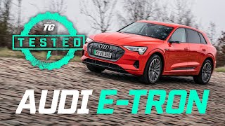 Audi etron SUV EV Review 060mph acceleration ride handling user guide amp range  Top Gear [upl. by Halullat]