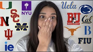 College Decision Reactions  Stats 2022  USC NYU UCs etc [upl. by Ardnuaek808]