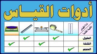 العلوم  المادة  أدوات القياس [upl. by Araes]