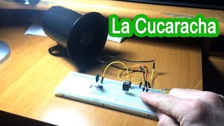 La cucaracha Horn using pic12F629  Nissan micra [upl. by Nahn574]