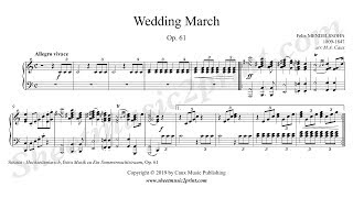 Mendelssohn  Wedding March Op 61 [upl. by Elvia432]