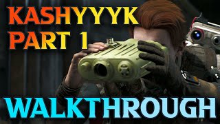 Star Wars Jedi Fallen Order Kashyyyk Walkthrough Part 1  Imperial Refinery Explored [upl. by Itsyrc]