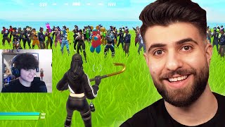 Worlds BEST Fortnite Player vs 50 Players [upl. by Enived345]