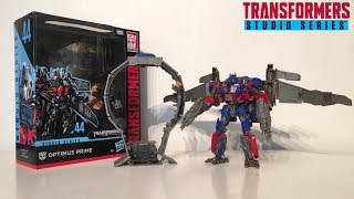 Transformers Studio Series 44 Leader Class Jetwing Optimus Prime Review [upl. by Aleirbag]