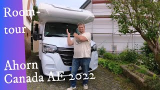 Ahorn Canada AE 2022  Wohnmobil Roomtour mit camping hoch 5 [upl. by Aisital722]