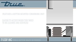 True T23F 27quot Single Section ReachIn Freezer [upl. by Conti]