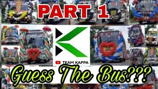 Guess the bus【Part 1】Complete YouTube Game For Tourist Bus Fans [upl. by Peggir]