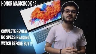 HONOR MagicBook 15  COMPLETE REVIEW [upl. by Eirellav]